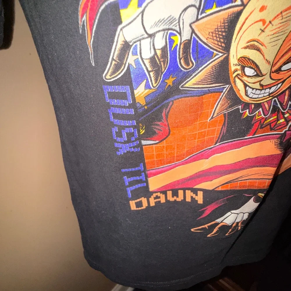 Five Nights at Freddys T Shirt Kids‎ XS Black Excellent Sun Moon Security Breach